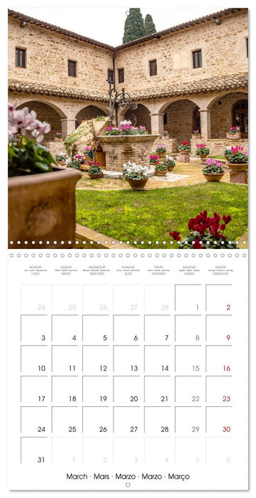 Assisi - Medieval Heart of Italy (CALVENDO Monthly Calendar 2025)