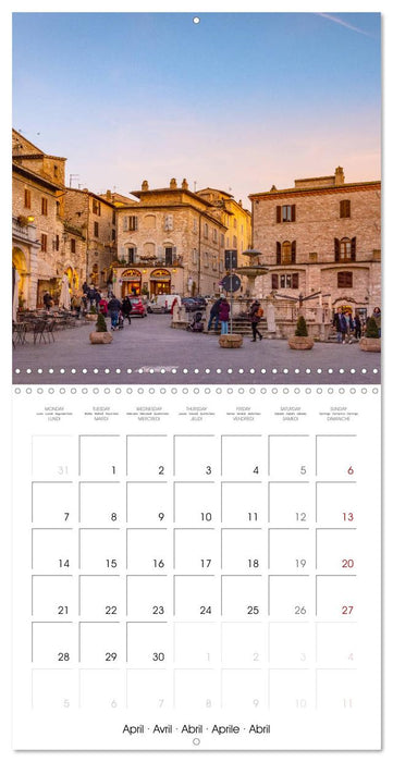 Assisi - Medieval Heart of Italy (CALVENDO Monthly Calendar 2025)