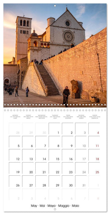 Assisi - Medieval Heart of Italy (CALVENDO Monthly Calendar 2025)