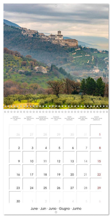 Assisi - Medieval Heart of Italy (CALVENDO Monthly Calendar 2025)