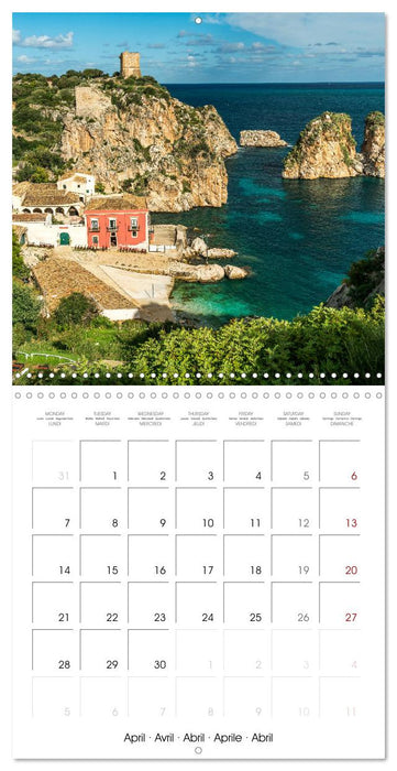 Italy - Sicily (CALVENDO Monthly Calendar 2025)