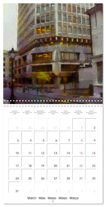 Brutalist Architecture of London (CALVENDO Monthly Calendar 2025)