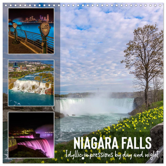 NIAGARA FALLS Idyllic impressions by day and night (CALVENDO Monthly Calendar 2025)