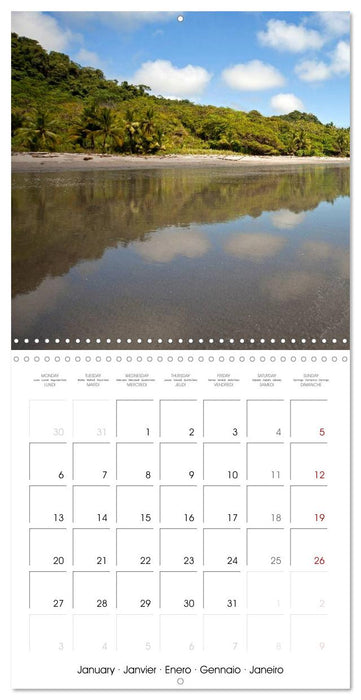 Central America - Costa Rica (CALVENDO Monthly Calendar 2025)