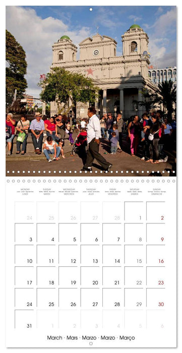 Central America - Costa Rica (CALVENDO Monthly Calendar 2025)