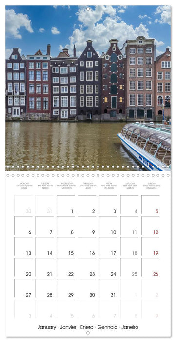 AMSTERDAM Charming old town (CALVENDO Monthly Calendar 2025)