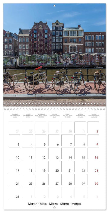 AMSTERDAM Charming old town (CALVENDO Monthly Calendar 2025)