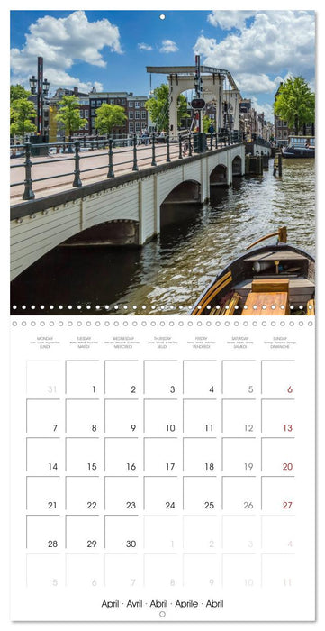 AMSTERDAM Charming old town (CALVENDO Monthly Calendar 2025)