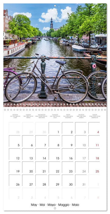 AMSTERDAM Charming old town (CALVENDO Monthly Calendar 2025)