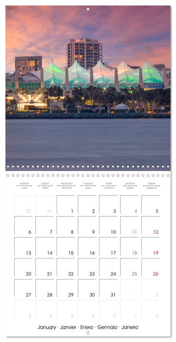 SAN DIEGO Coastal city with flair (CALVENDO Monthly Calendar 2025)