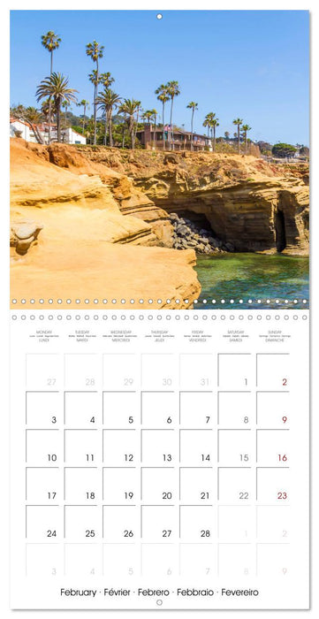 SAN DIEGO Coastal city with flair (CALVENDO Monthly Calendar 2025)