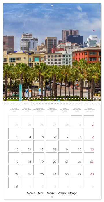 SAN DIEGO Coastal city with flair (CALVENDO Monthly Calendar 2025)