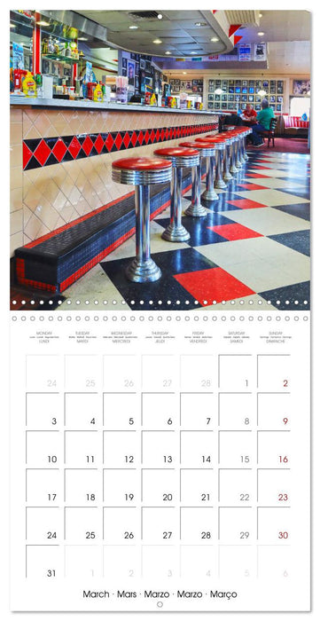 American Diners - they still exist (CALVENDO Monthly Calendar 2025)