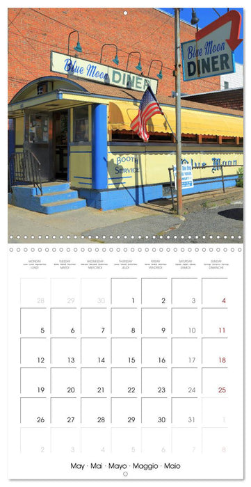 American Diners - they still exist (CALVENDO Monthly Calendar 2025)