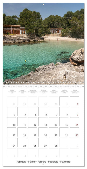 Balearic Islands - Mallorca (CALVENDO Monthly Calendar 2025)