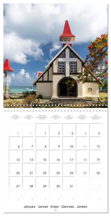 Mauritius and Rodrigues (CALVENDO Monthly Calendar 2025)