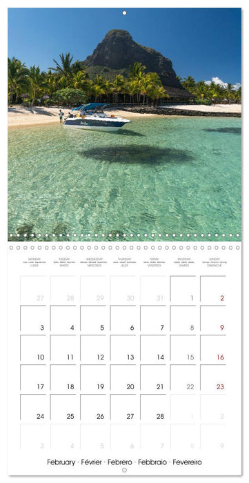 Mauritius and Rodrigues (CALVENDO Monthly Calendar 2025)