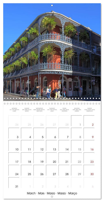 Grand Old South (CALVENDO Monthly Calendar 2025)