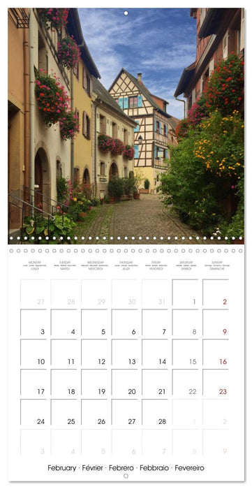 France Alsace (CALVENDO Monthly Calendar 2025)