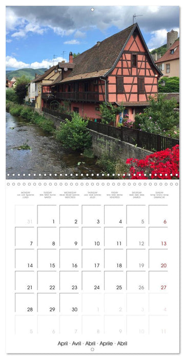 France Alsace (CALVENDO Monthly Calendar 2025)