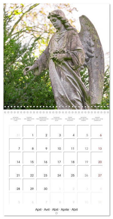 Angels in Berlin - Cemeteries at the Bergmannstrasse (CALVENDO Monthly Calendar 2025)