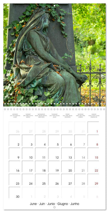 Angels in Berlin - Cemeteries at the Bergmannstrasse (CALVENDO Monthly Calendar 2025)