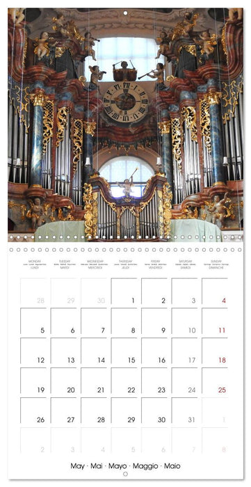 Fantastic German Church Organs (CALVENDO Monthly Calendar 2025)