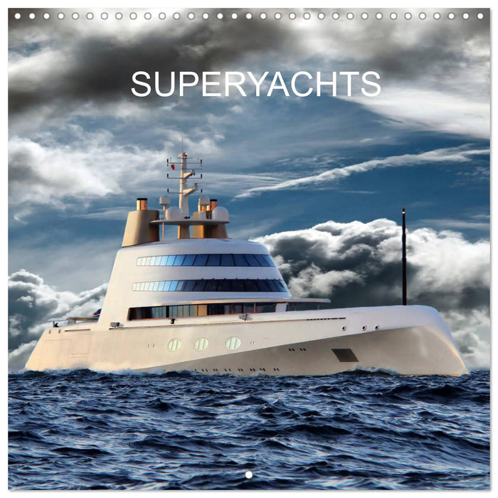 SUPERYACHTS (CALVENDO Monthly Calendar 2025)