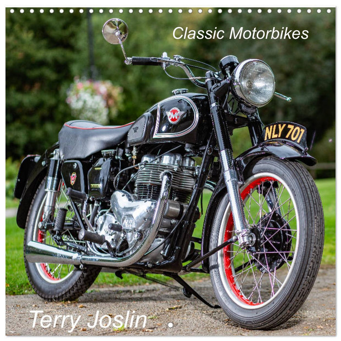 Classic Motorbikes (CALVENDO Monthly Calendar 2025)