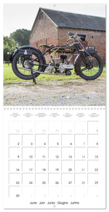 Classic Motorbikes (CALVENDO Monthly Calendar 2025)