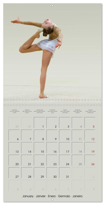 GYMNASTIQUE RYTHMIQUE (CALVENDO Calendrier mensuel 2025)