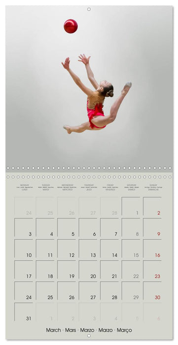 GYMNASTIQUE RYTHMIQUE (CALVENDO Calendrier mensuel 2025)