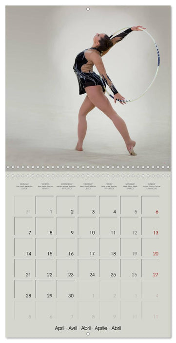 GYMNASTIQUE RYTHMIQUE (CALVENDO Calendrier mensuel 2025)