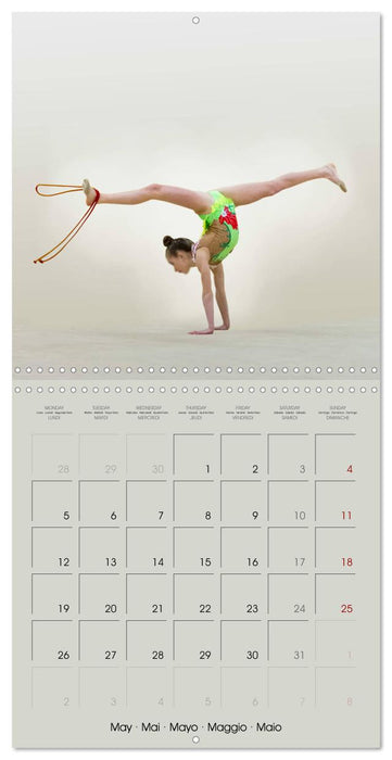 GYMNASTIQUE RYTHMIQUE (CALVENDO Calendrier mensuel 2025)