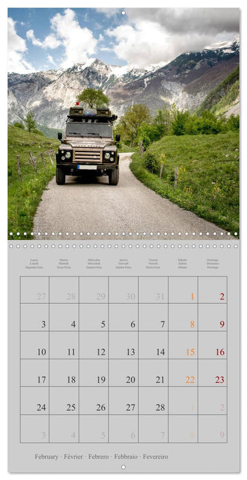 Off the Beaten Tracks through Europe (CALVENDO Monthly Calendar 2025)