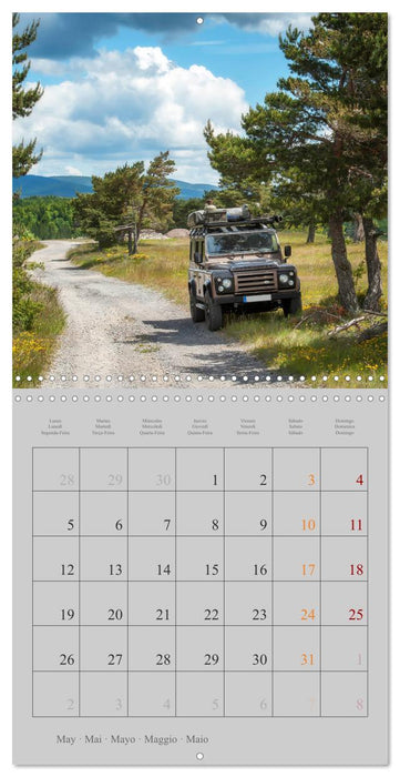 Off the Beaten Tracks through Europe (CALVENDO Monthly Calendar 2025)