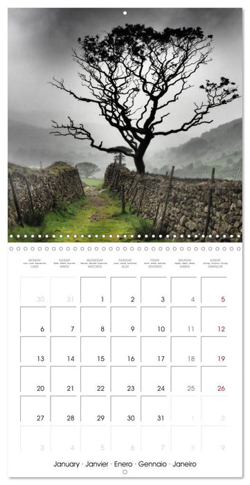 LAKE DISTRICT CUMBRIA Dramatic Art Photos (CALVENDO Monthly Calendar 2025)