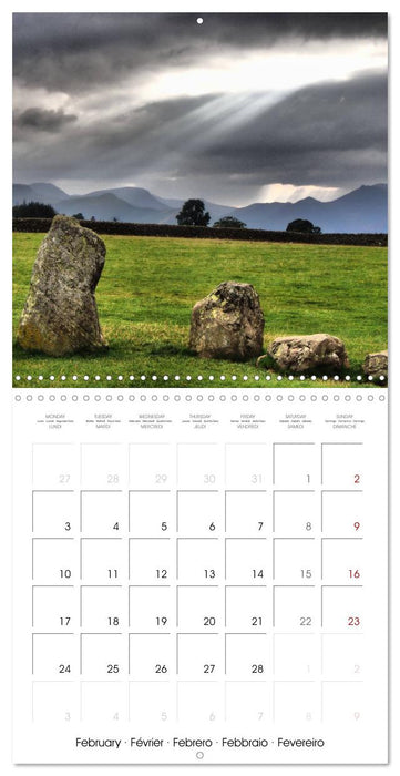 LAKE DISTRICT CUMBRIA Dramatic Art Photos (CALVENDO Monthly Calendar 2025)