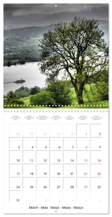 LAKE DISTRICT CUMBRIA Dramatic Art Photos (CALVENDO Monthly Calendar 2025)