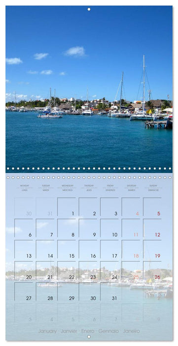 Caribbean Island of Women - Isla Mujeres (CALVENDO Monthly Calendar 2025)