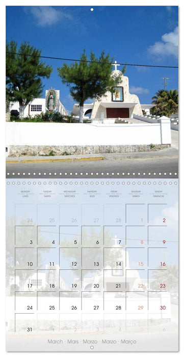 Caribbean Island of Women - Isla Mujeres (CALVENDO Monthly Calendar 2025)