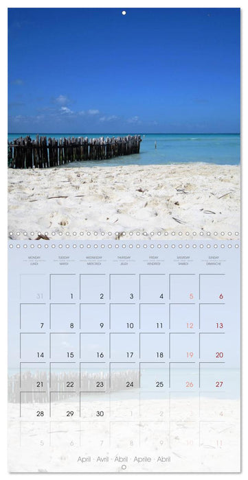 Caribbean Island of Women - Isla Mujeres (CALVENDO Monthly Calendar 2025)