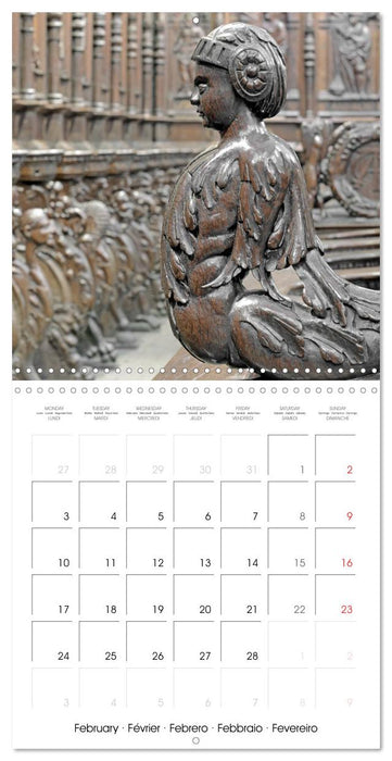 Gueules en bois (CALVENDO Calendrier mensuel 2025)