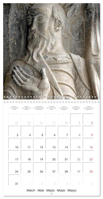 Moissac en lumière (CALVENDO Calendrier mensuel 2025)