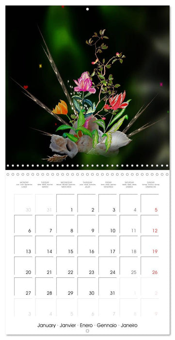 Enchanting Ikebana (CALVENDO Monthly Calendar 2025)