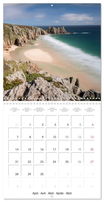 Beautiful Cornish Seascapes (CALVENDO Monthly Calendar 2025)