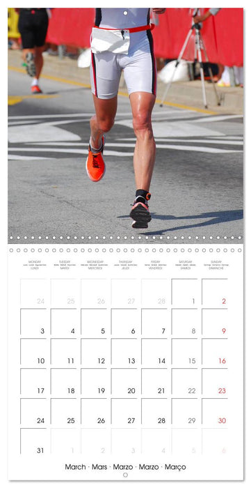 Triathlon Fairly Close (CALVENDO Monthly Calendar 2025)