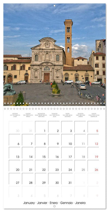 Florence City of Art (CALVENDO Monthly Calendar 2025)