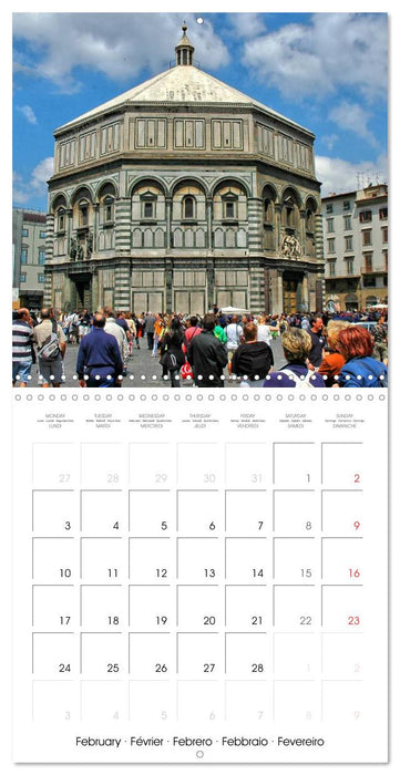 Florence City of Art (CALVENDO Monthly Calendar 2025)