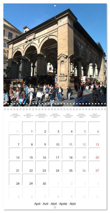 Florence City of Art (CALVENDO Monthly Calendar 2025)